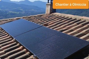 Installation Panneaux Solaires a Olmiccia